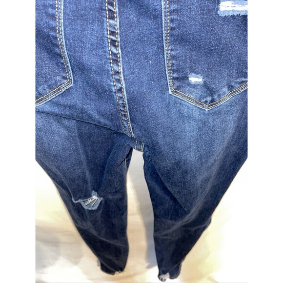 Celebrity Ace Women’s Distressed Skinny Jeans Size 3 Blue Button Fly Western - Picture 12 of 12
